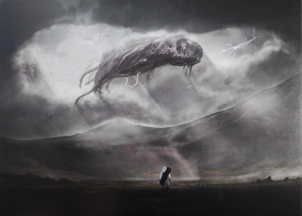 Une image conceptuelle de Death Stranding