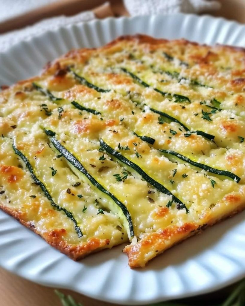 La schiacciatina di zucchine, un plat intemporel